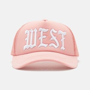 Trendy Pink Cap with White Embroidery